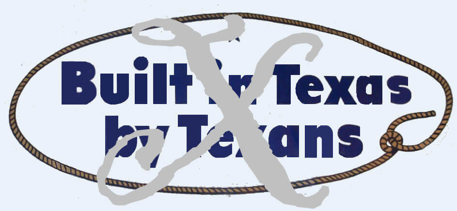 (image for) 1955-59 Built in Texas by Texans Ford plant sticker (SMALL)